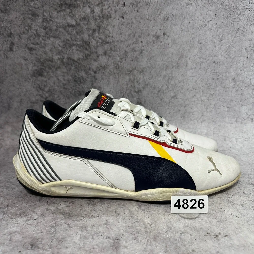 Puma Red Bull Racing R-Cat Machina Mens 11.5 White Night Sky Sneakers 306836-02
